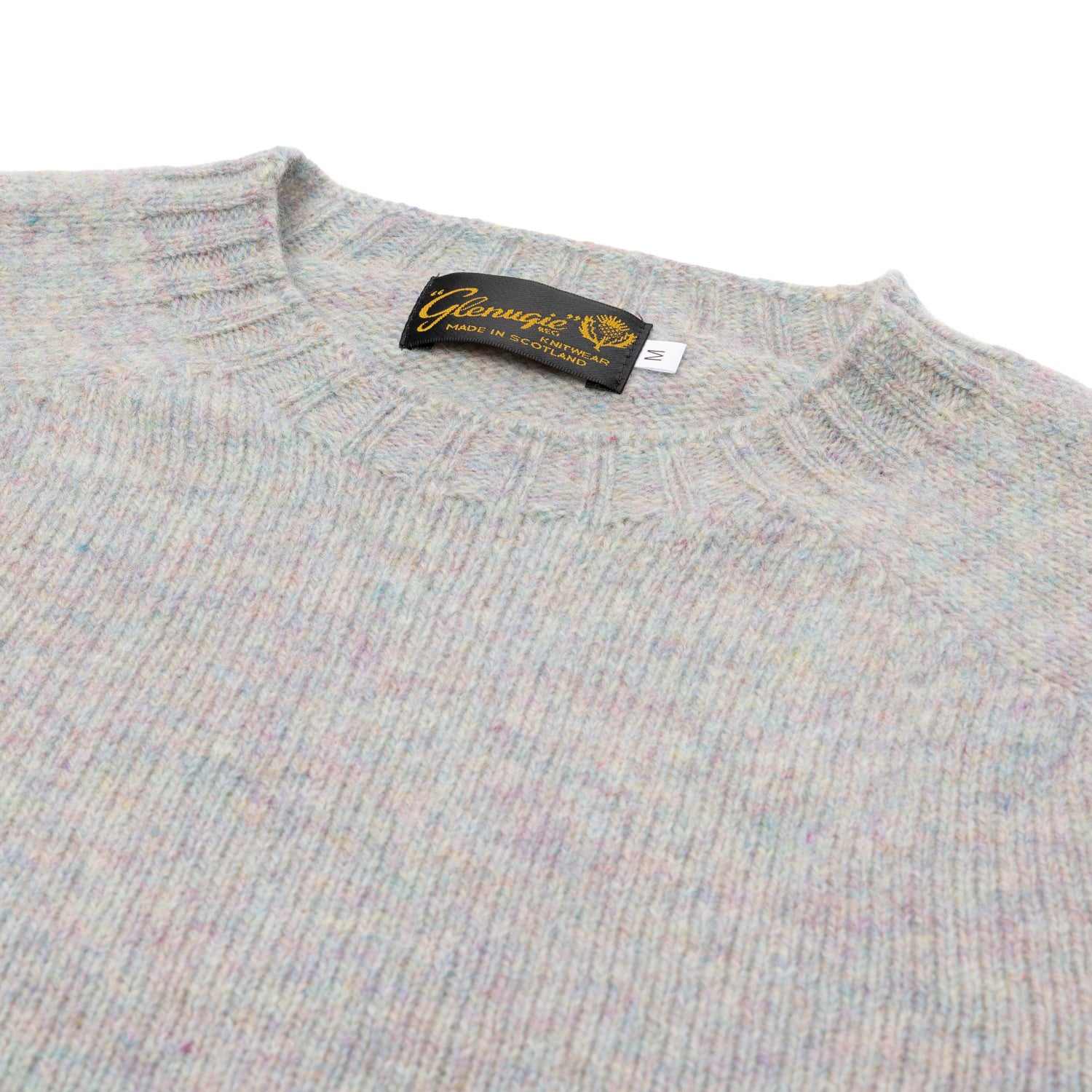 Glenugie exclusive x MJ: Sweater "Round Jumper" made from pure Wool - Circulate Knit Pure Soft Shetland